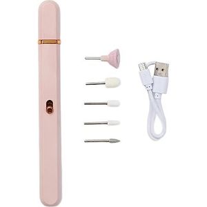 Elektrische nagelvijl, Elektrische nagelboormachine Professioneel, draadloze elektrische nagelvijl for acrylgelnagels, Efile manicure- en pedicureset for slijpen Polijsten Trimmen voor zowel natuurlij
