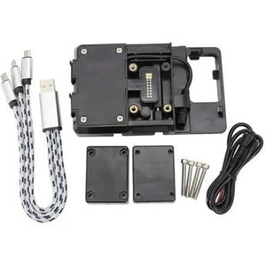 Motorfiets GBS Navigatie Beugel Voor Tiger 800 Voor XCX 2015-2017 Front Telefoon Standhouder Smartphone Telefoon GPS Navigaton Plaat Beugel Motorfiets(A)