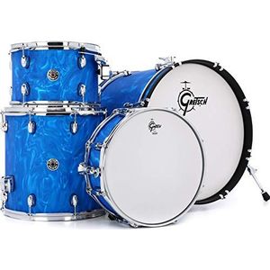 Gretsch Drums Drum Set, Blauw Satijn Vlam (CT1-J404-BSF)