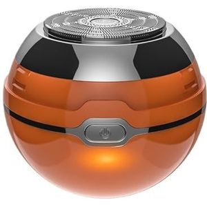 - Mild en niet-irriterend voor de poriën Elektrisch scheerapparaat for heren - Uniek rond ontwerp, oplaadbaar, nat/droog dubbel gebruik for moeiteloos scheren - Kan als cadeau gegeven worden