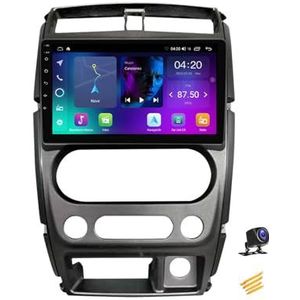 ZARAPLUS Android 13 2 DIN Bluetooth Autoradio 9 Inch Touchscreen Voor Suzuki Jimny 2007~2012 Met AHD Achteruitrijcamera/GPS-Navigatie/BT/Stuurwielbediening/Koelventilator/Multimediaspeler,NF1