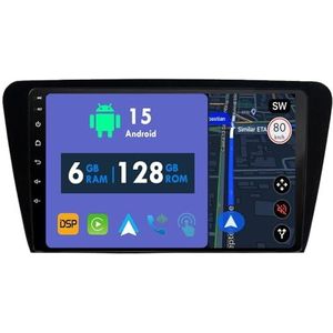 RoverOne Autoradio GPS voor Skoda Octavia 2014 2015 2016 2017 Carplay Android Auto Stereo Hoofdeenheid Bluetooth WiFi Radio Speler Sat Navigatie