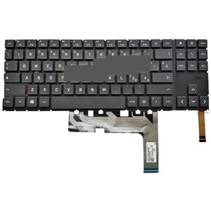 Voor Italiaans voor Spanje RGB/Kleurrijk Achtergrondverlichting Laptoptoetsenbord Voor HP voor OMEN voor Gaming 16-K 16-U 16-WF 16-WD 16T-K 16T-WF TPN-Q208 L88071-DH1(Italian RGB light)