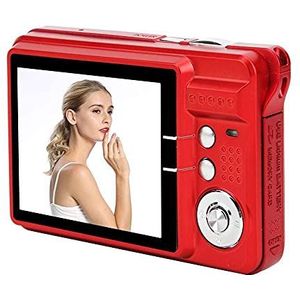 Digitale camera 8x zoomkaart Digitale camera 18 Mp 2,7 inch lcd-scherm Maximale ondersteuning 32 GB geheugenkaart Ingebouwde microfoon Selfiecamera voor jongens en meisjes(rood)