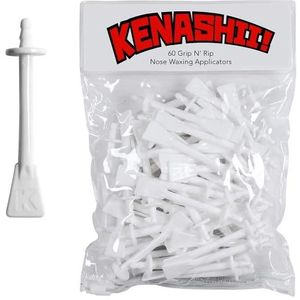 Grip'n'Rip Neus Waxing Sticks van Kenashii, op maat gemaakte neuswasapplicators voor eenvoudige en effectieve neusontharing, wax en doekjes apart verkocht