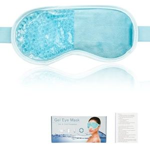 Zequech Warmte en Cool Oogmasker, Anti- Vermoeidheid Gel Kralen Ooglapje, Ontspanning Spanning Relief, voor Gezwollen Ogen Droge Ogen en Hoofdpijn, Verminder Ogen Droge Gezwollen Herbruikbare Oogkap