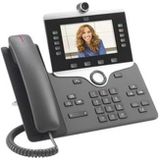 Cisco - IP Phone 8845 - IP-videotelefoon - Zwart - Met Digitale Camera en Bluetooth-interface