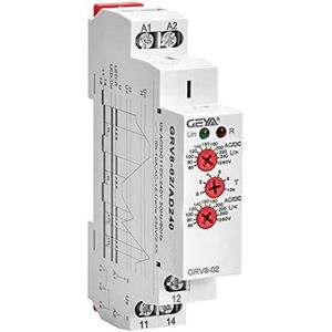 GRV8-02 Voltage Monitor Device Over-Voltage and Under-Voltage Protection Relay DC 12V 24V 48V 110V 220V 240V