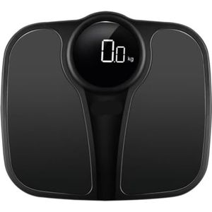 Weegschaal Lichaamsvetweegschaal Met Een Gewicht Van Elektronische Digitale Weegschaal Weegschaal Badkamerweegschaal Personenweegschaal(Black)