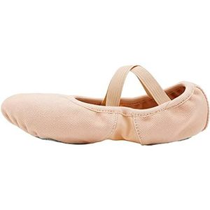 s.lemon All-Round Elastische Canvas Balletschoenen Stretch Dansschoenen Ballerina voor Meisjes Kids Vrouwen (26 EU)