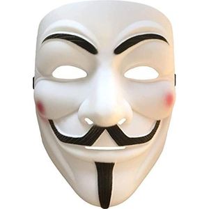 Disrerk V for Vendetta Guy Fawkes Costume Cosplay Mask for Halloween Masquerade Party
