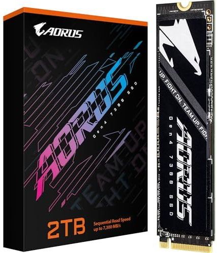 Gigabyte - AORUS Gen4 7300 SSD - 2TB - M.2 2280 - NVMe