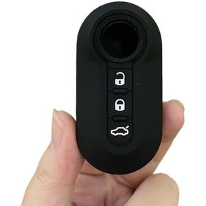Sleutelbehuizing houder 3 Knoppen Siliconen Sleutel Beschermhoes Bescherm Set Shell Huid Voor Doblo Voor Florino Voor Punto Voor Qubo Flip Afstandsbediening Sleutelbehuizing(3)