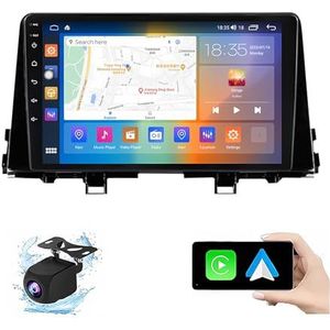 Android 13.0 2 Din Autoradio 10"" Touchscreen Auto Stereo Voor KIA Picanto Morning 2017-2021 Met Draadloze Carplay Android Auto GPS Navigatie AHD Omgekeerd Beeld Stuurwielbediening(P5(4G+64G))