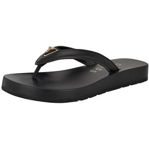 Guess Candry Closeout Teenslippers voor dames, Zwart 001, 36.5 EU