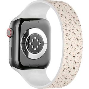 Solo Loop band compatibel met alle series Apple Watch 38/40/41mm (Jack Russell Terrier 2) rekbare siliconen band band accessoire, Siliconen, Geen edelsteen