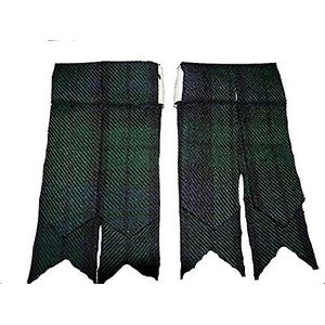 TC Mens Kilt - Slang Sok - Zwart - Tartan - Highland Wear