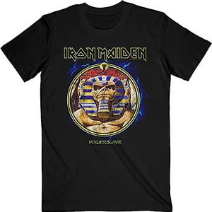 Iron Maiden T Shirt Eddie 40th Anniversary Band Logo nieuw Officieel Mannen