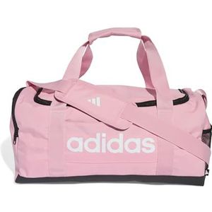 adidas Uniseks-Volwassen Essentials Linear Duffel Bag, true pink/black/white, S