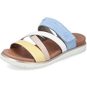 Rieker Klompen muilezels voor dames V5056, grootte:37, kleur:Veelkleurig