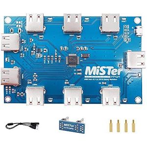 Silriku Handmatig lassen USB V2.1 Hub Kaart met 7 USB-poorten voor Mister FPGA