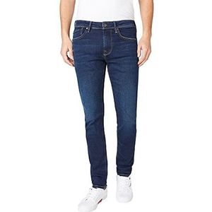 Pepe Jeans Stanley Jeans Regular Fit Regular Rise Denim voor heren, Blauw (Denim-Vx2), 30W / 30L