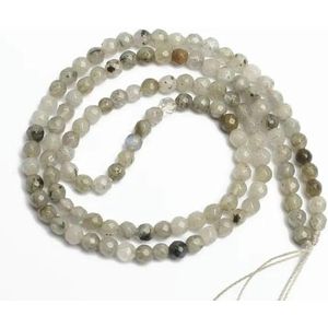 Natuurlijke grijze labradoriet facetgeslepen losse stenen kralen rond hart onregelmatig mat voor DIY maken armband ketting sieraden charme-type7-3