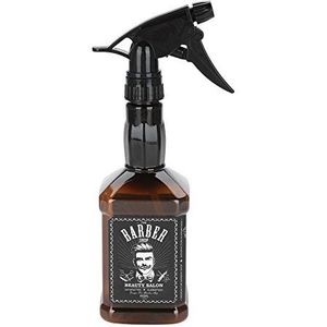 Haarspuitfles - 650 ml kappers spuitfles salon kapper, haargereedschap navulbare waterspuitfles (kleur: bruin)