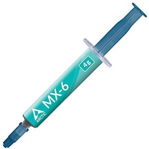 ARCTIC MX-6 (4 g) - Ultieme prestatie thermal paste voor CPU, consoles, grafische kaarten, laptops, Koelpasta, zeer hoge thermische geleidbaarheid, lange levensduur, niet-geleidend, niet-capacitief
