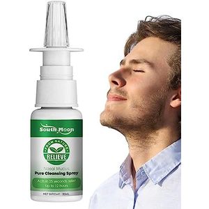 Zoute Neusspray | Steriele Zoute Neusmist 20ml - Neusbevochtiger voor kinderen en volwassenen, neusspray voor neus Duqulle