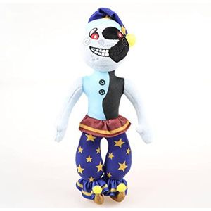 Sundrop And Moondrop FNAF Plush Toy,11.8 Inches FNAF Sundrop Plush Moondrop And Moondrop Figures,Cute Clown Cartoon Figure Plush Stuffed Toy For Kids And Fans