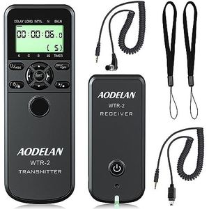 Camera Afstandsbediening Ontspanknop voor Nikon, Draadloze Timer Kabel Afstandsbediening voor Nikon Df Z7 Z6 D750 D780 D610 D7200 D7500 D5000 D3300 D3100, Coolpix P1000 P7700 P7800 Camera's