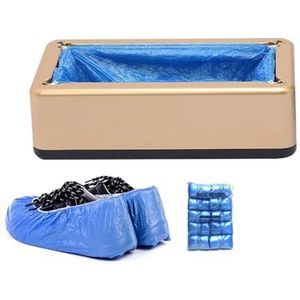 COMFOLIVING Schoenovertrekken, automatische overschoenen, set met automatische schoenovertrek, inclusief 100 overschoenen, antislip waterdichte laarsovertrekken voor thuiskantoren