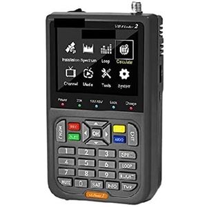 Satellietzoeker V8 Finder 2 Satellietsignaalzoeker DVB-S/S2/S2X Digitale 1080P HD H.264 VS ST-5150 V8 FINDER PRO WS6933 WS6980 Op Voorraad(V8 finder 2 grey)