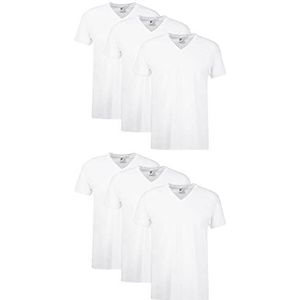 Hanes Heren onderhemd (Pack van 6), Wit, XL