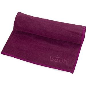 Yogahanddoek NO Sweat Towel S, kleine yoga-handdoek, extra absorberend en sneldrogend, 68 x 40 cm, bijvoorbeeld voor hot yoga (aubergine)
