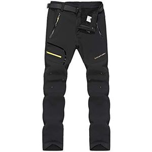 Naudamp - Wandelbroek - Gevoerd - Dames - Fleece - Softshellwol - Waterdicht - Winddicht