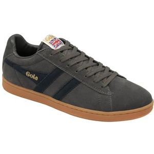 Gola Heren Equipe Suede Sneaker, Schaduw/Navy/Gum, 11 UK