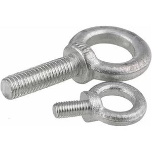 Roestvrij stalen ogen bouten 304, Oogbouten M6 tot M20 koolstofstaal verzinkt lengte 12 mm 60(40mm,M6-2PCS)