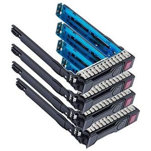 Pack-4 2,5 inch SAS SATA SFF SAS Drive Tray Caddy 651687-001 651699-001 Compatibel voor HP Gen8 Gen9 G8 G9 ML350p DL360e DL320e DL380e SL270 sL230