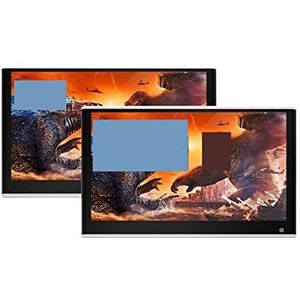 Draagbare dvd-speler voor videospelers op hoofdsteunen in auto's 10 Inch Hoofdsteun Auto Monitor Multifunctionele Tablet Touch Screen 1080P Voertuig Video Player Link HDMI Auto TV met HD-roterend sche