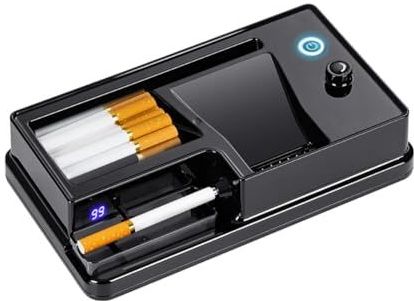 VDLLQYN - Kleine Huishoudelijke Sigarettenvulmachine - Elektrische Sigarettenroller - Zwart - Buisdiameter 6,5/8,0 mm