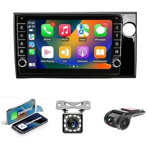 Android 14 Auto Stereo MP5 Player 9'' Screen Autoradio Voor Honda BRV 2015-2019 Car-play Android Auto GPS-navigatie Bluetooth RDS FM AM DAB+ Radio Stuurbediening Voice Control(NF-2 4Core 2+32G)