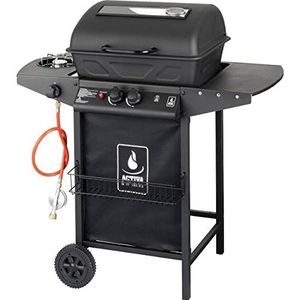ACTIVA Grill lavasteen gasgrill, lavagrill grillwagen incl. afdekhoes
