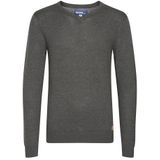 Gebreide Trui - Mélange - Knitwear - Lange Mouw - Slanke Pasvorm