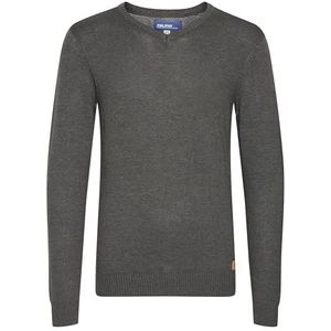 Gebreide Trui - Mélange - Knitwear - Lange Mouw - Slanke Pasvorm