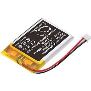 TECHTEK Batterij 650mAh compatibel met [Babymoov] A014204, A014303, B014008, Babyphone Baby Online 500m, Babyphone Expert Care, Premium Care vervangt AHB442944