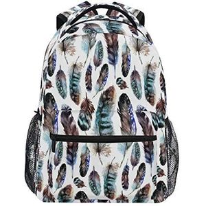 LUCKYEAH Tribal Boho Veer Rugzak School Boek Tas voor Tiener Jongen Meisje Kids Dagrugzak voor Reizen Camping Gym Wandelen