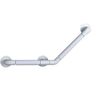 Badkamer Grab Bar Bad Rails met Veiligheid Lichtgevende Cirkels Antislip RVS Ondersteuning Handvat voor Douche Toilet (Wit-20 * 20 cm