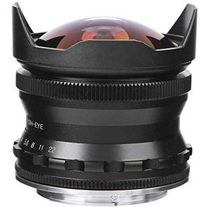 voor Z Mount Lens, CC-Mil7528N 7.5mm f/2.8 Groothoek Fisheye Mirrorless Camera Lens met Zonnekap voor Z6 Z7 Z50 Mirrorless Camera(Zwart)